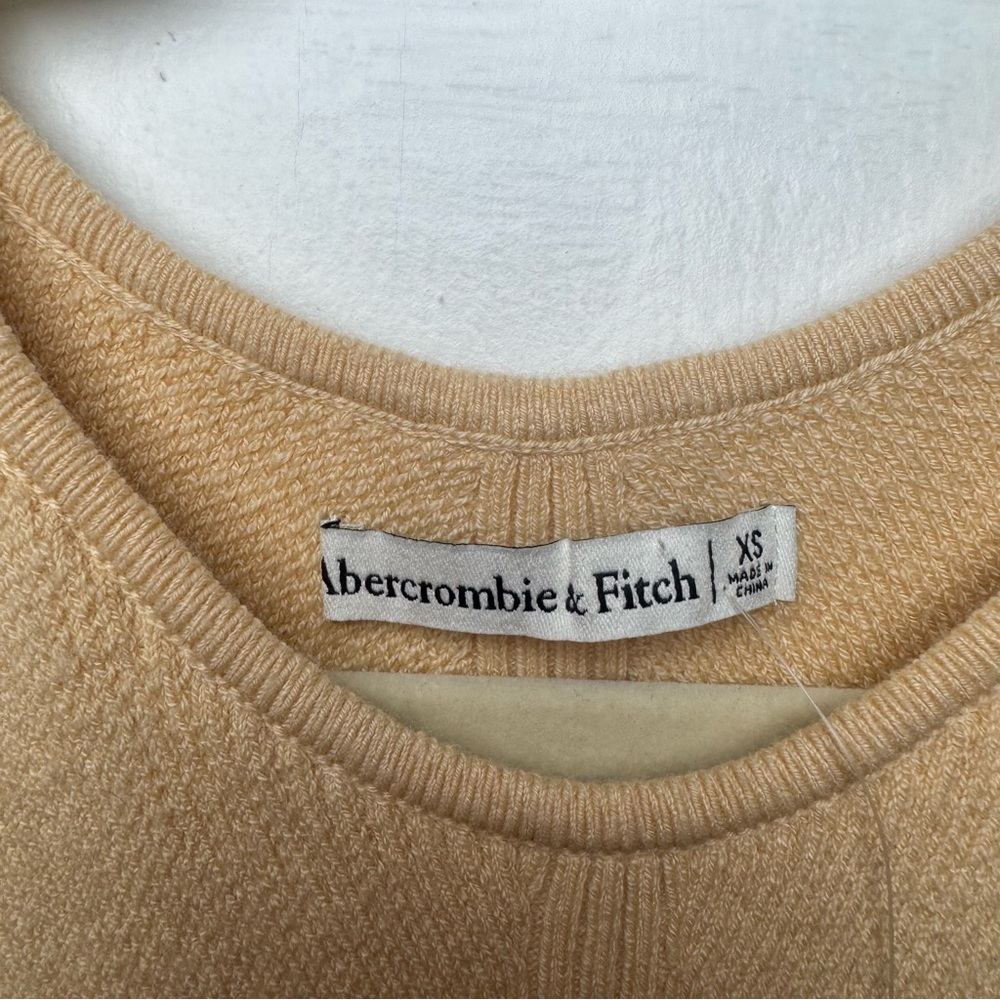 Abercrombie & Fitch Sleeveless Ribbed Knit Bodycon Mini Dress Size XS NEW - Picture 9 of 9